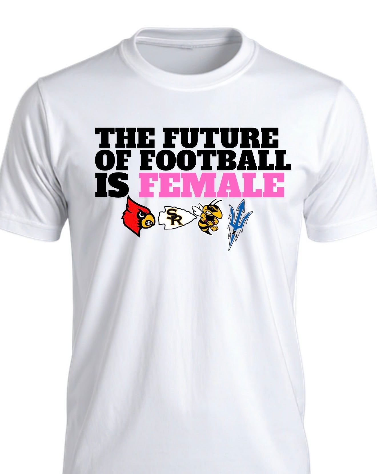 The Future of Football Is Female- Short Sleeve Shirt