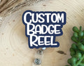 Custom logo -badge reel & topper
