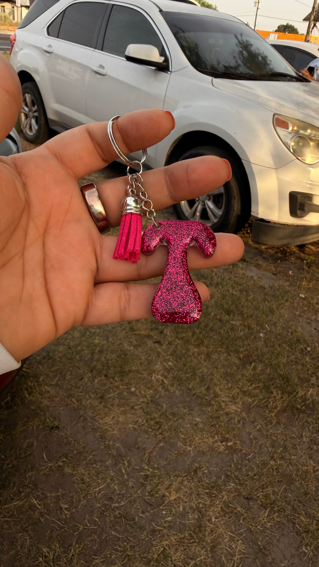 MONOGRAM KEYCHAIN