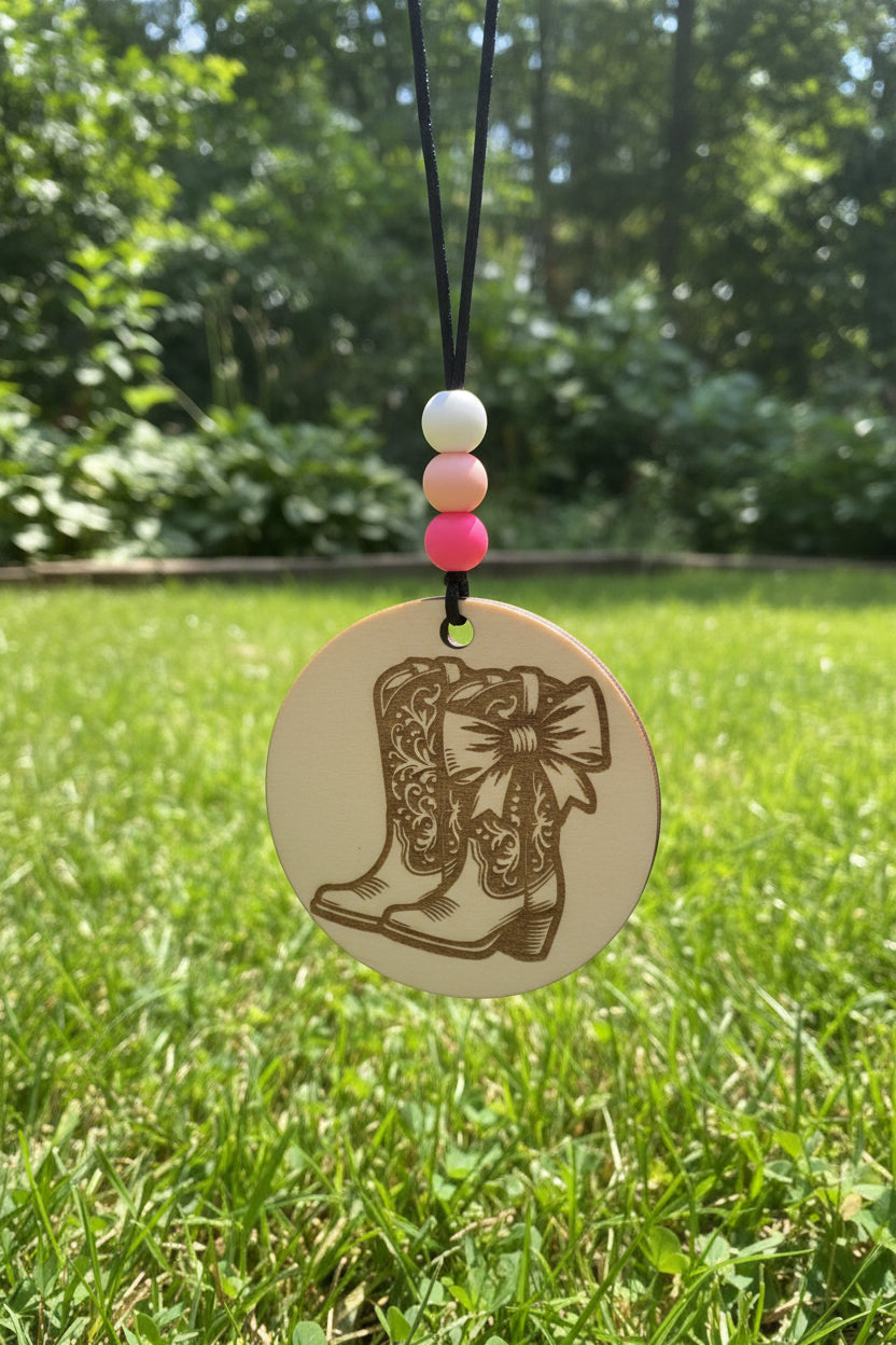 Wood Car Charm