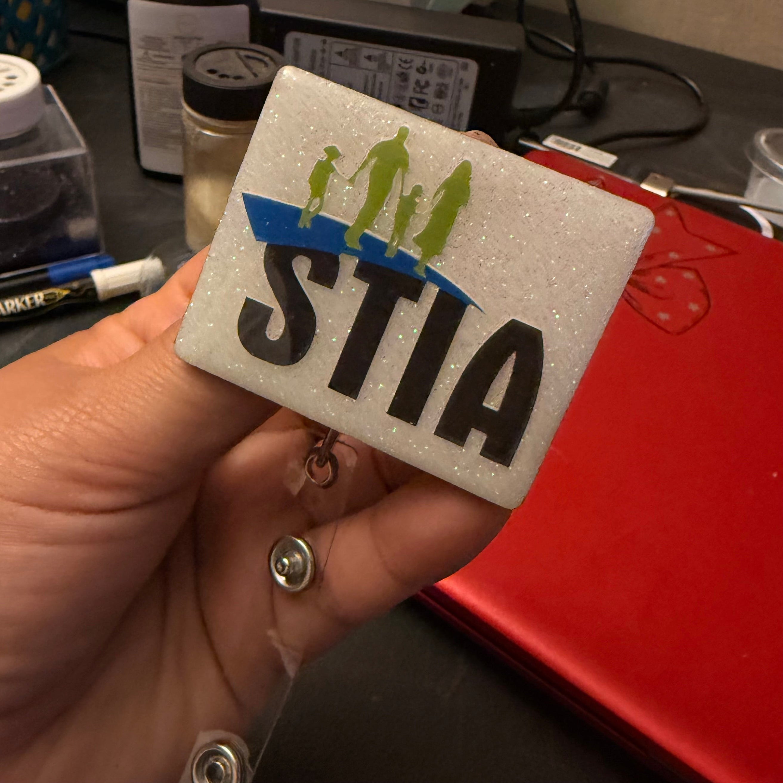 Custom Request - badge reel &topper