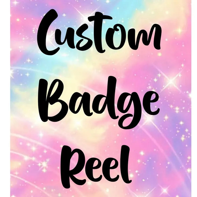 Custom logo -badge reel & topper