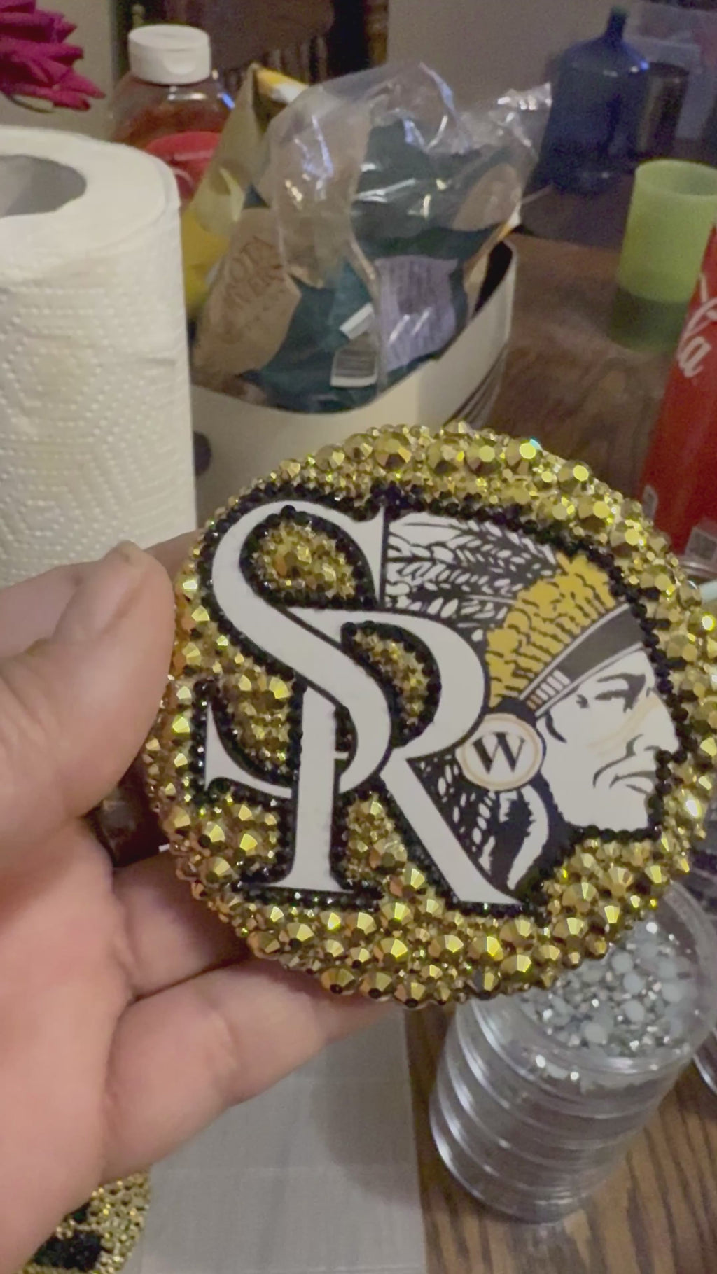 CUSTOM GAME DAY BUTTON pin