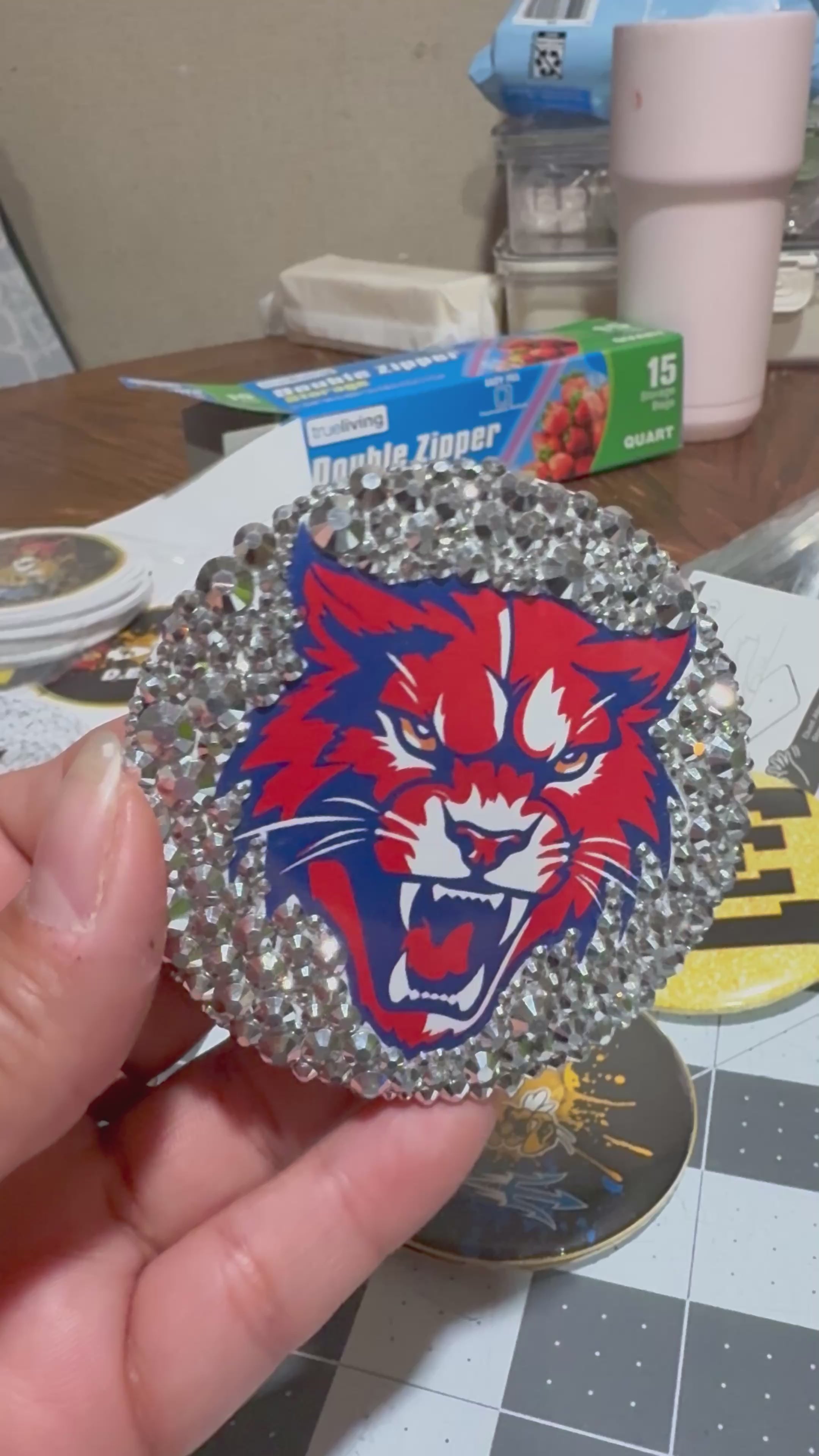 CUSTOM GAME DAY BUTTON pin